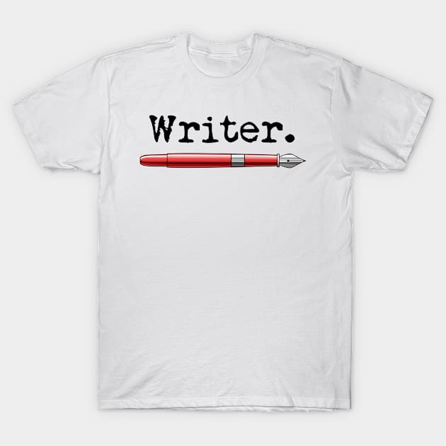 Writer Funny Writing Book Author T-Shirt by macdonaldcreativestudios